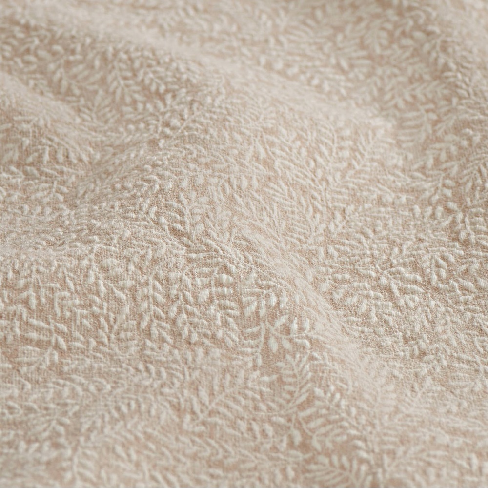 Urban Barn Catrin Cotton Duvet Set Queen Sized Tan Ivory - Picture 6 of 11